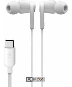 Belkin Rockstar In-Ear Headphone USB-C Connector wh. G3H0002btWHT