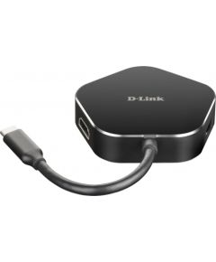 D-LINK USB-C 4-port USB 3.0 hub HDMI