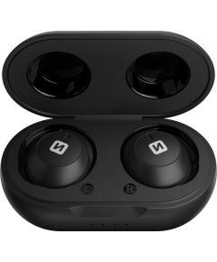 Swissten Stone Buds Bluetooth 5.0 Stereo Austiņas ar Mikrofonu Melnas