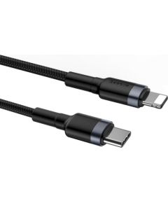 Baseus Cafule CATLKLF-G1 USB-C -> Lightning провод для зарядки 18W / PD 2.0 / 100 cm черный