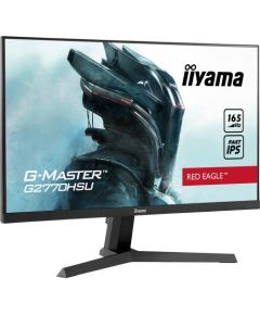 Iiyama Gaming Monitor G-Master G2770HSU-B1 27 ", IPS, 1920x1080 pixels, 16:9, 0.8 ms, 250 cd/m², Black, HDCP, Headphone connector