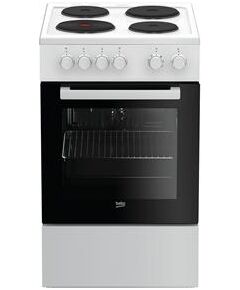 Beko FSE56000GW 50cm Elektriskā plīts Elektriskās plītis