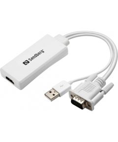 SANDBERG VGA + Audio to HDMI Converter