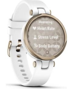 (Ir veikalā) Garmin Lily Sport, cream gold/white