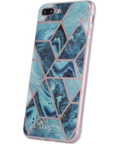 Fusion Geometric Marble silikona aizsargapvalks Apple iPhone 11 Pro zils