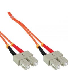 InLine Patchcord światłowodowy SC/SC, 50/125µm, OM2, 0.5m (83555)