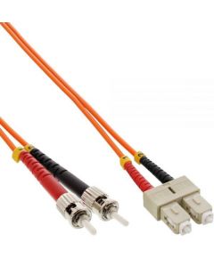 InLine Patchcord światłowodowy SC/ST, 50/125µm, OM2, 15m (82515)