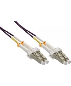 InLine Patchcord światłowodowy LC/LC, 50/125µm, OM4 1m (88541P)