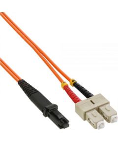 InLine Patchcord światłowodowy MTRJ/SC, 50/125µm, OM2, 5m (87255)