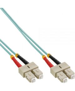 InLine Patchcord światłowodowy SC/SC, 50/125µm, OM3 15m (83515O)