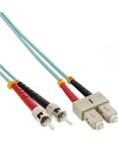 InLine Patchcord światłowodowy SC/ST, 50/125µm, OM3 0.5m (82504O)