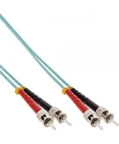 InLine Patchcord światłowodowy ST/ST, 50/125µm, OM3 0.5m (81555O)