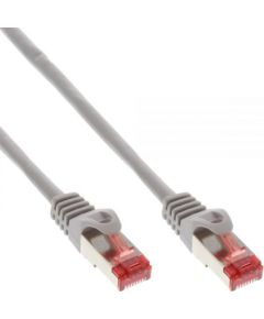 InLine Patchcord S/FTP, PiMF, Cat.6, 250MHz, halogen free, szary 15m (76915)