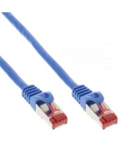 InLine Patchcord S/FTP, PiMF, Cat.6, 250MHz, PVC, BLUE 50m (76455B)