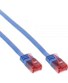 InLine Ultraslim Patchcable U/UTP, Cat.6, niebieski, 7m (71607B)