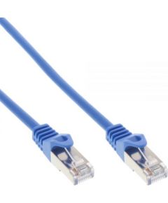 InLine Patchcord SF/UTP, Cat.5e, niebieski 15m (72515B)