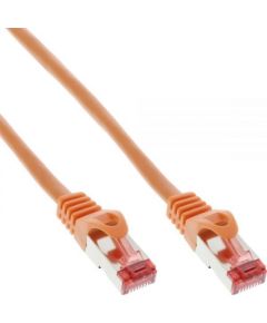 InLine Patchcord S/FTP, PiMF, Cat.6, PVC, pomarańczowy 15m (76415O)