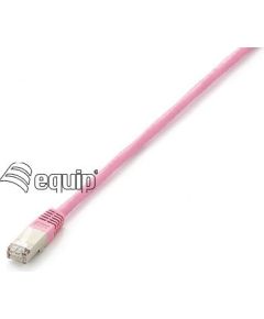 Equip Patchcord Cat6, S/FTP, 5m, różowy (605584)