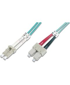 Digitus Patchcord światłowodowy, OM4, LC-SC, 3m (DK-2532-03-4)