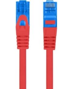 Lanberg PATCHCORD KAT.6A S/FTP LSZH CCA 20M CZERWONY FLUKE PASSED LANBERG