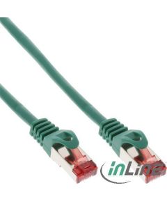 InLine Patchcord, Cat.6, S/FTP, 1m, zielony (76411G)