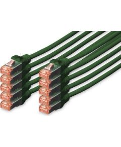 Digitus Patchcord CAT6, S-FTP, 1m, 10 sztuk (DK-1644-010-G-10)