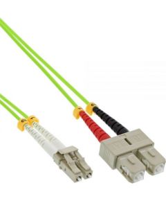 InLine Patchcord światłowodowy Duplex LC/SC, 50/125µm, OM5, 10m (88640Q)