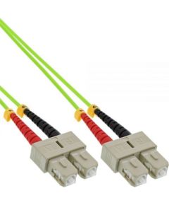 InLine Patchcord światłowodowy Duplex SC/SC, 50/125µm, OM5, 10m (83510Q)