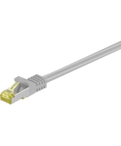 Goobay Kabel krosowy patchcord S/FTP PiMF kat. 7 LSZH szary 10m (91639)