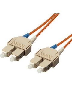 Equip Patchcord światłowodowy SC - SC Multimode Duplex OM1, 10m (253320)