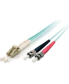 Equip Patchcord światłowodowy LC - ST Multimode Duplex OM3, 2m (255212)