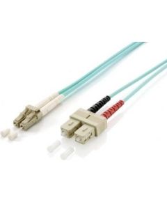 Equip Patchcord światłowodowy LC - SC Multimode Duplex OM3, 10m (255316)