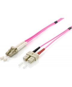 Equip Patchcord światłowodowy LC - SC Multimode Duplex OM4, 1m (255531)