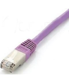 Equip Patchcord S/FTP, Cat6A, 0.5m, różowy (605657)