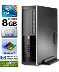 HP 8100 Elite SFF i5-650 8GB 960SSD GT1030 2GB DVD WIN10PRO/W7P
