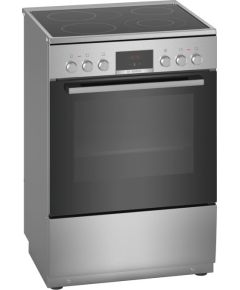 Bosch Cooker HKR39A250U Hob type Electric,   type Electric, Stainless steel, Width 60 cm, Electronic ignition, Grilling, LED, 66 L, Depth 60 cm