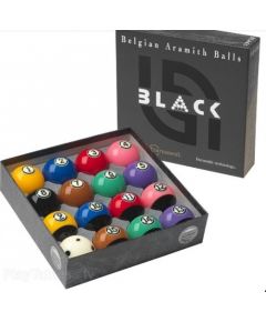 Billiard Ball Set, Pool, Aramith Tournament Pro Cup TV Black , 57,2 mm