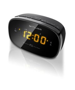 Muse Clock radio PLL M-150CR Black, Alarm function