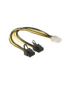 DELOCK Cable PCI Express 6pin > 2 x 8pin