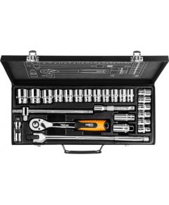 NEO INSTRUMENTU KOMPLEKTS 1/2" 25 gb. (08-674) Atslēgu komplekti