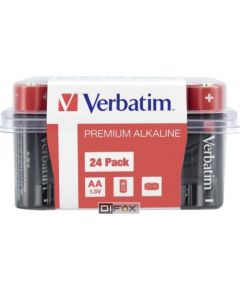 1x24 Verbatim Alkaline battery Mignon AA LR6      49505