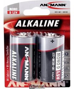 1x2 Ansmann Alkaline Mono D LR 20 red-line