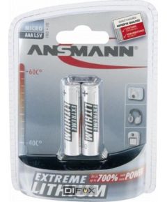 1x2 Ansmann Lithium Micro AAA LR 03 Extreme