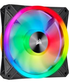 Corsair QL Series, QL140 RGB, 140mm RGB LED Fan, Single Pack Korpusu dzesēšana