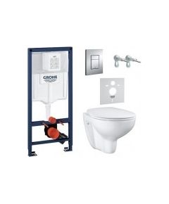 Grohe komplekts -  s ar vāku, rāmis Solido + taustiņš, stiprinājumi Встроенные фреймы