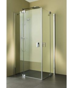 Palme dušas durvis stūrim Valletta XO, 900 mm, h=2000, hroms/caurspīdīgs stikls AS