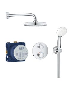 Grohe iebūvējamais dušas termostata komplekts Perfect Tempesta 210 hroms