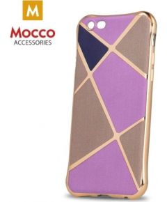 Mocco Strip Plating Силиконовый чехол для Huawei P9 Lite Золотой - Розовый