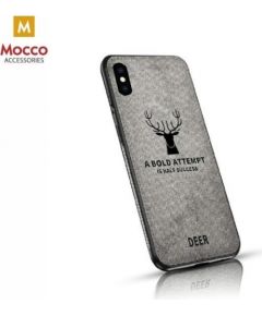 Mocco Deer Case Силиконовый чехол для Apple iPhone XS Max Серый (EU Blister)