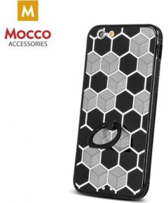 Mocco Ring Силиконовый чехол для Samsung G920 Galaxy S6 Черный - Серебряный